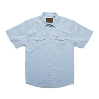 HOWLER BROS. H BAR SNAP SHIRT - BLUE OXFORD